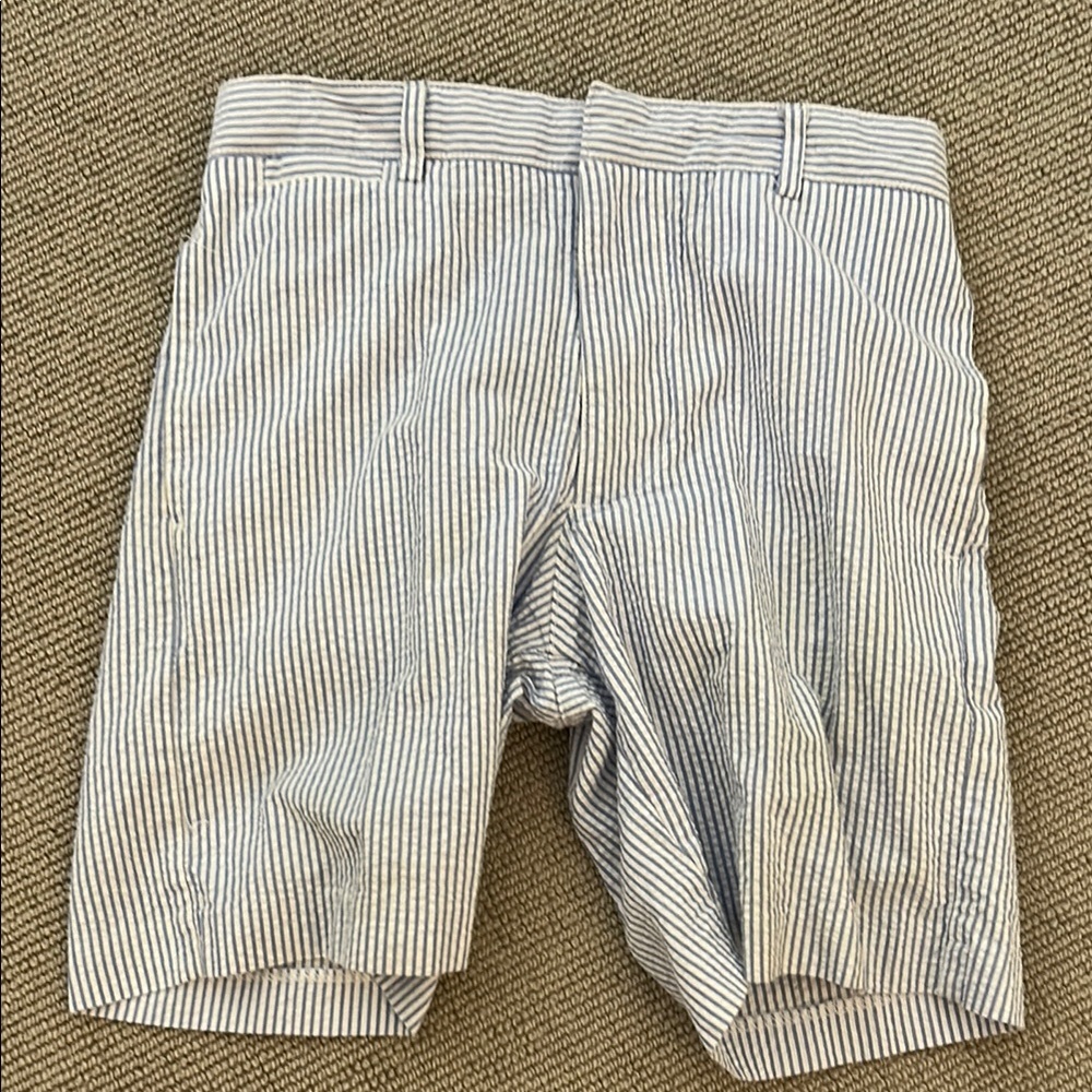 Florence Eiseman Blue and White Striped Shorts